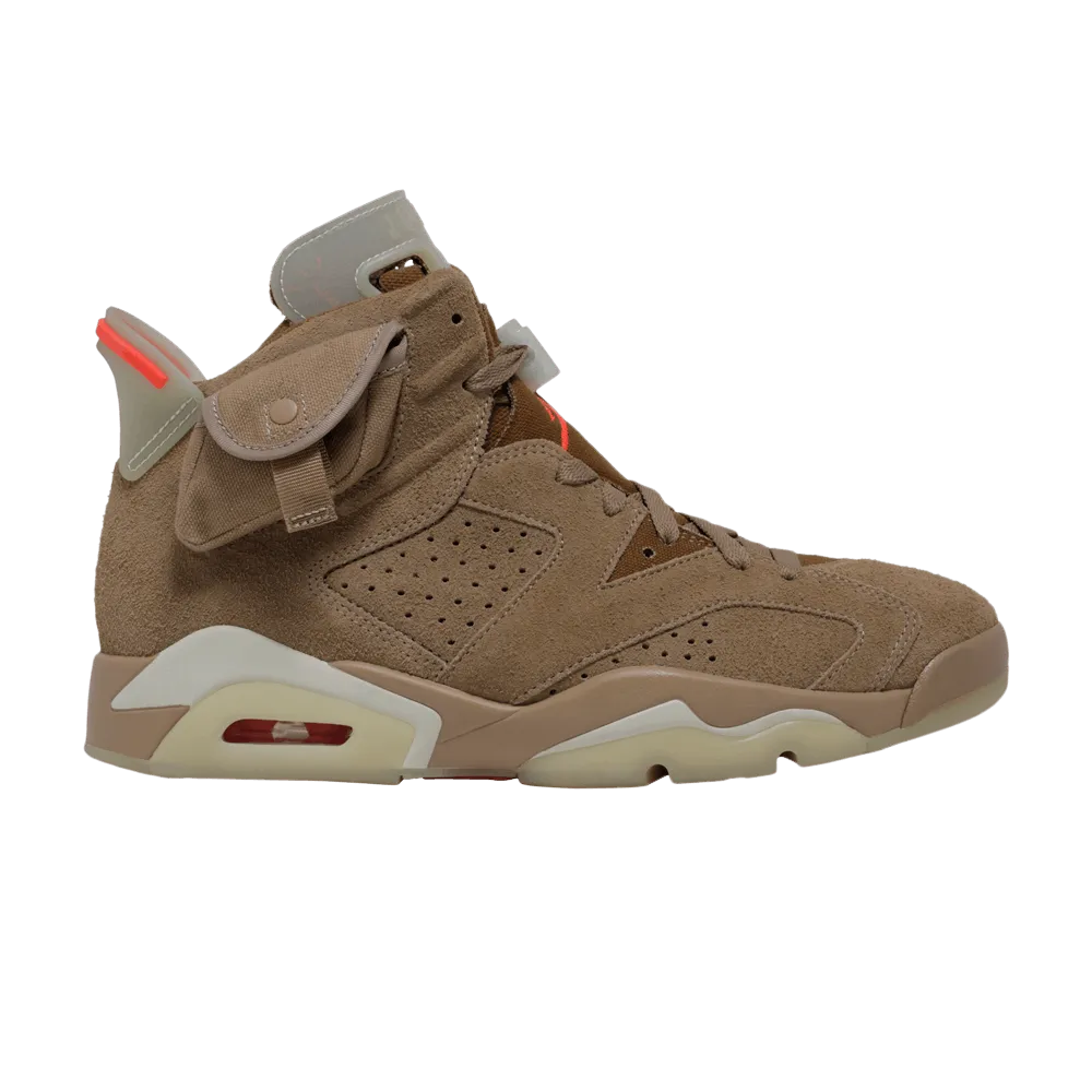 Travis Scott x Air Jordan 6 Retro 'British Khaki'